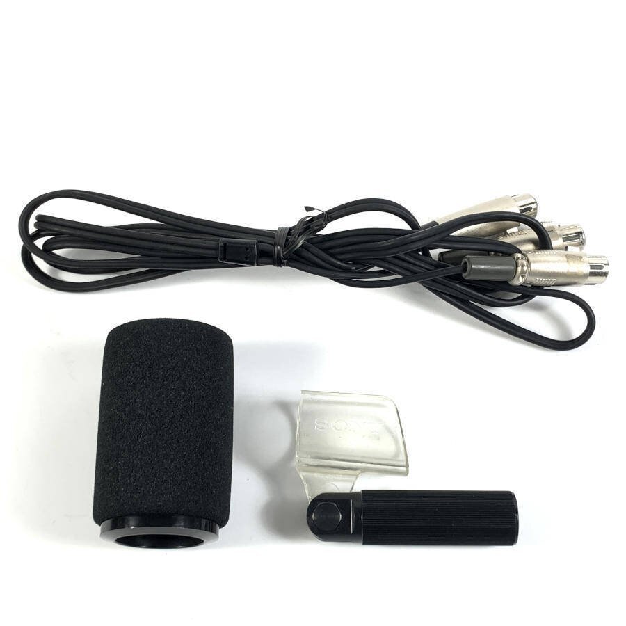 SONY Sony ECM-979 стерео конденсаторный микрофон elect let XLR соответствует высокочувствительный направленность переключатель 90°/120° для бизнеса оригинальная коробка есть * утиль [TB]