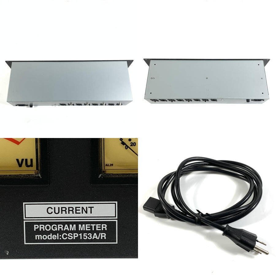 CURRENT CSP153A/R VU измерительный прибор 4ch аналог program измерительный прибор XLR ввод подставка крепление радиовещание PA запись машинное оборудование * простой инспекция товар [TB]