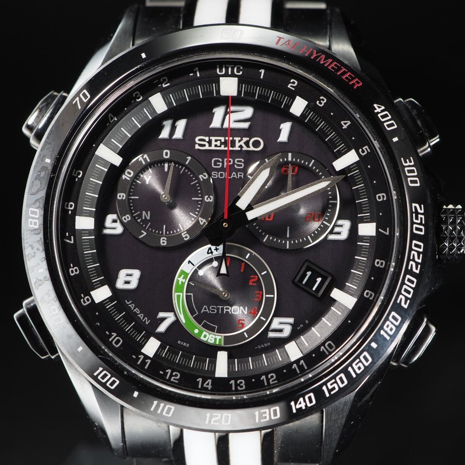 ◆1円～◆ SEIKO セイコー ASTRON アストロン ジウジアーロ デザイン 8X82-0AL0-1 SBXB037 電波 ソーラー 世界5000本限定 腕時計 「27981」_画像2