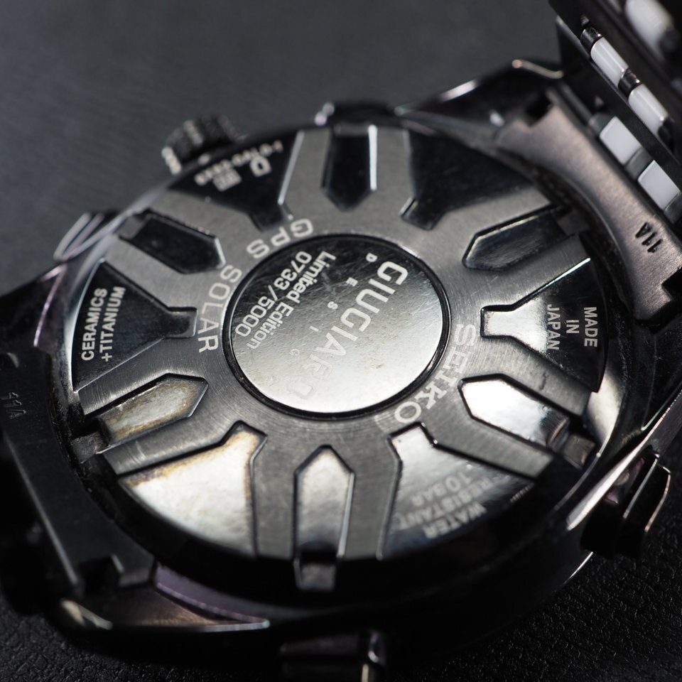 ◆1円～◆ SEIKO セイコー ASTRON アストロン ジウジアーロ デザイン 8X82-0AL0-1 SBXB037 電波 ソーラー 世界5000本限定 腕時計 「27981」_画像9