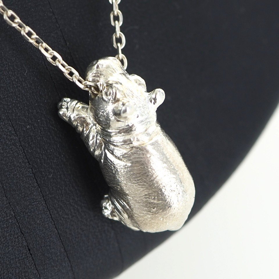 * быстрое решение есть * Vendome Aoyama VENDOME BOUTIQUE asahi гора зоопарк бегемот . бегемот ..15.5g SV серебряный 925 серебряный колье дерево коробка [28012]
