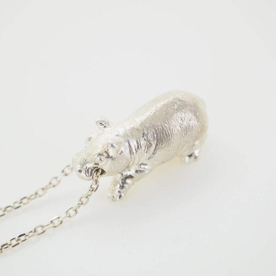 * быстрое решение есть * Vendome Aoyama VENDOME BOUTIQUE asahi гора зоопарк бегемот . бегемот ..15.5g SV серебряный 925 серебряный колье дерево коробка [28012]