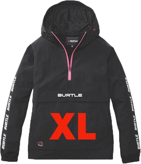 2025最新【バートル】　XL(LL)　リミテッドブラック　防風アノラックパーカ 4054 　BURTLE　アウトドア おしゃれ 防寒 防風 はっ水_画像1