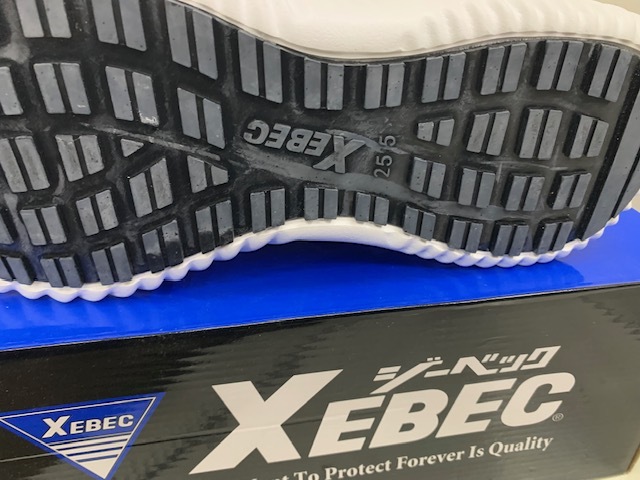 XEBEC 　25.5cm　ミント　 85156 　鋼鉄製先芯 　ミッドカット　プロスニーカー 　JSAA A種 　安全靴_画像9