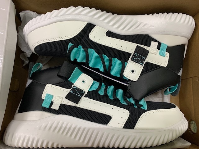 XEBEC 　25.5cm　ミント　 85156 　鋼鉄製先芯 　ミッドカット　プロスニーカー 　JSAA A種 　安全靴_画像1