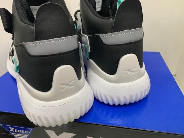 XEBEC 　25.5cm　ミント　 85156 　鋼鉄製先芯 　ミッドカット　プロスニーカー 　JSAA A種 　安全靴_画像8