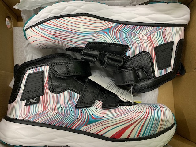 XEBEC 　26.5cm　マーブル　 85155 　鋼鉄製先芯 　ミッドカット　プロスニーカー 　JSAA A種 　安全靴_画像1