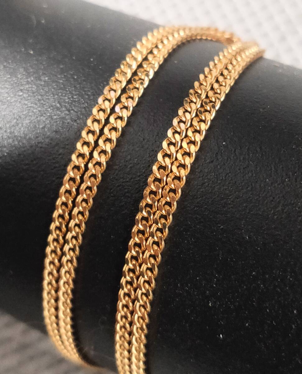 K18 18金製　二面喜平ネックレス　5000円スタート_画像2