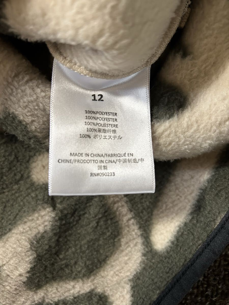 Fear of God ESSENTIALS カモフラ キッズ 12サイズ フリース_画像6