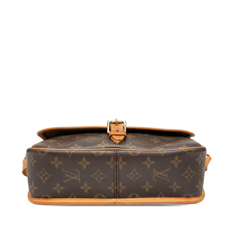 ルイ ヴィトン モノグラム ソローニュ ショルダーバッグ M42250 ブラウン PVC レザー レディース LOUIS VUITTON 【中古】_画像3
