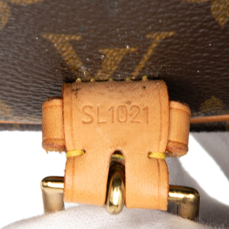 ルイ ヴィトン モノグラム ソローニュ ショルダーバッグ M42250 ブラウン PVC レザー レディース LOUIS VUITTON 【中古】_画像7