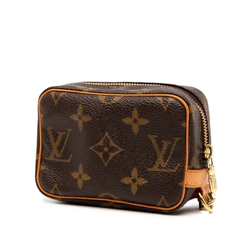 ルイ ヴィトン モノグラム トゥルース ワピティ ポーチ カメラケース M58030 ブラウン PVC レザー レディース LOUIS VUITTON 【中古】_画像2