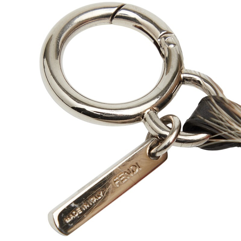  Fendi сумка bagz Monstar сумка очарование брелок для ключа бежевый многоцветный мех кожа женский FENDI [ б/у ]
