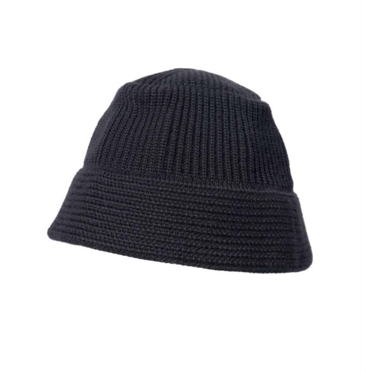 KIJIMA TAKAYUKI キジマタカユキ 22AW ARK別注 Knit Hat BLACK 美品_画像1