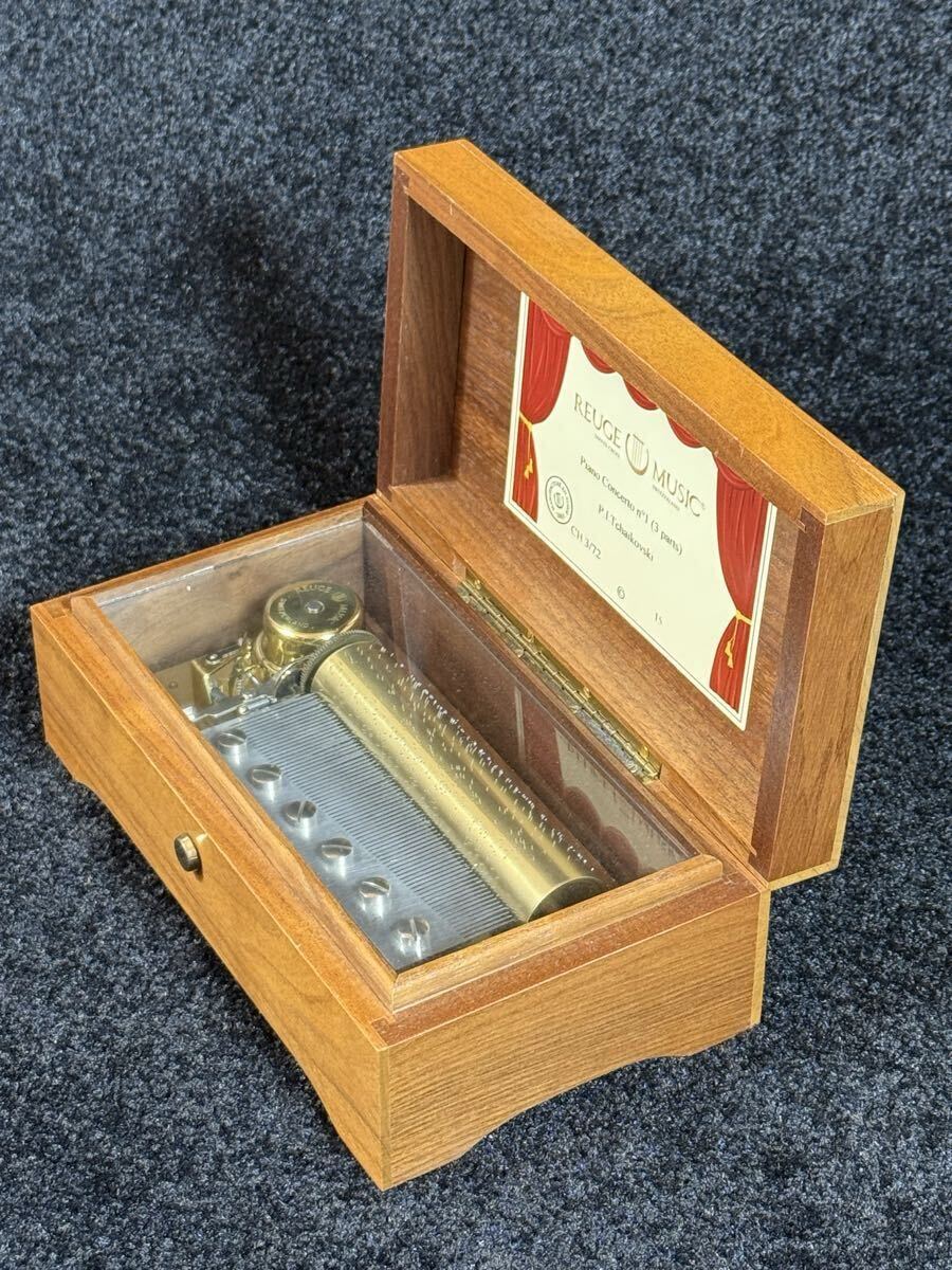  дракон ju музыкальная шкатулка 72. Швейцария производства фортепьяно концерт no. 1 номер 3 часть REUGE MUSIC Piano Concerto n°1 (3 parts) CH 3/72