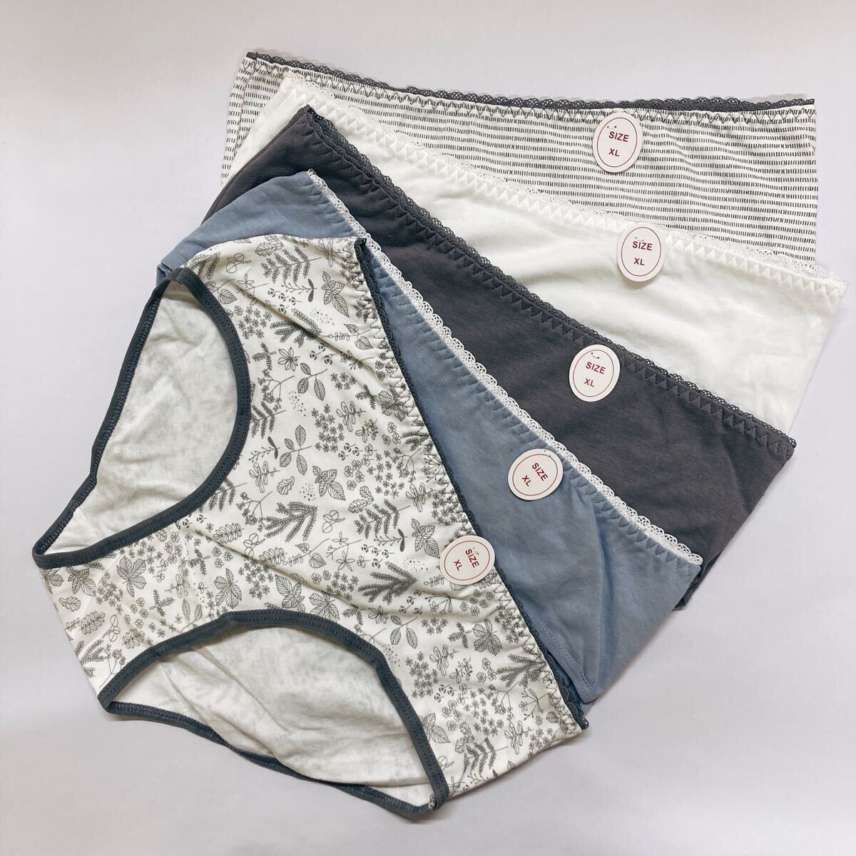 【レディース ショーツ】コットンショーツXLサイズ　5枚セット_画像8