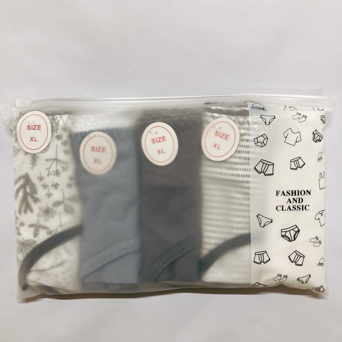 【レディース ショーツ】コットンショーツXLサイズ　5枚セット_画像9