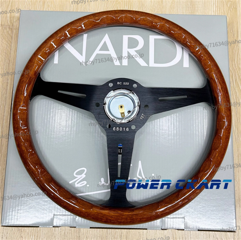 ナルディ NARDI　ステアリングホイール 車ハンドル350mm ウッド調 競技用改装ハンドルホイール RH011_画像6