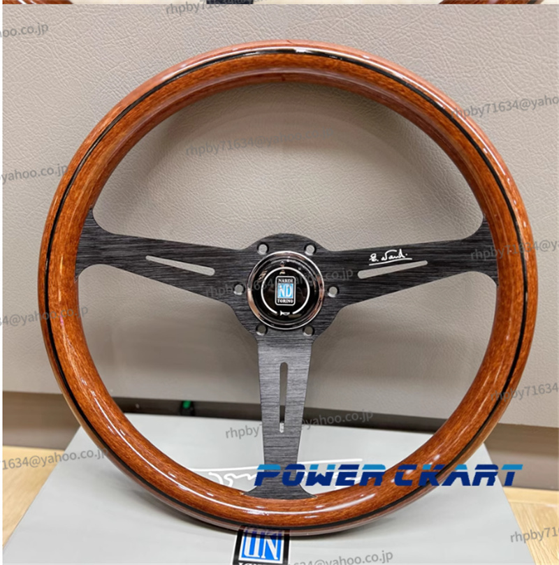 ナルディ NARDI　ステアリングホイール 車ハンドル350mm ウッド調 競技用改装ハンドルホイール RH011_画像5
