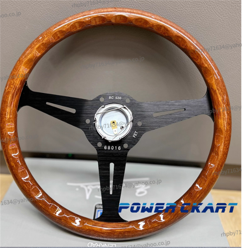 ナルディ NARDI　ステアリングホイール 車ハンドル350mm ウッド調 競技用改装ハンドルホイール RH011_画像8