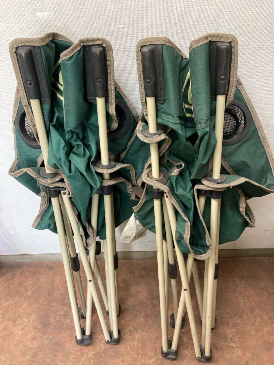 コールマン Coleman アウトドア チェア 2脚セット 折り畳みチェア グリーン スリムキャプテンチェア キャンプ 椅子_画像4