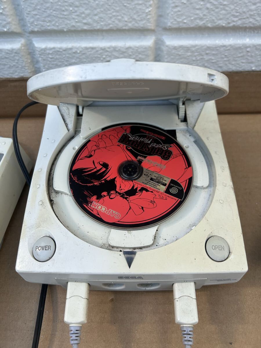 SEGA セガ Dreamcast ドリームキャスト HKT-3000 本体、コントローラー HKT-7700　、HKT-7300 【ジャンク品】_画像6