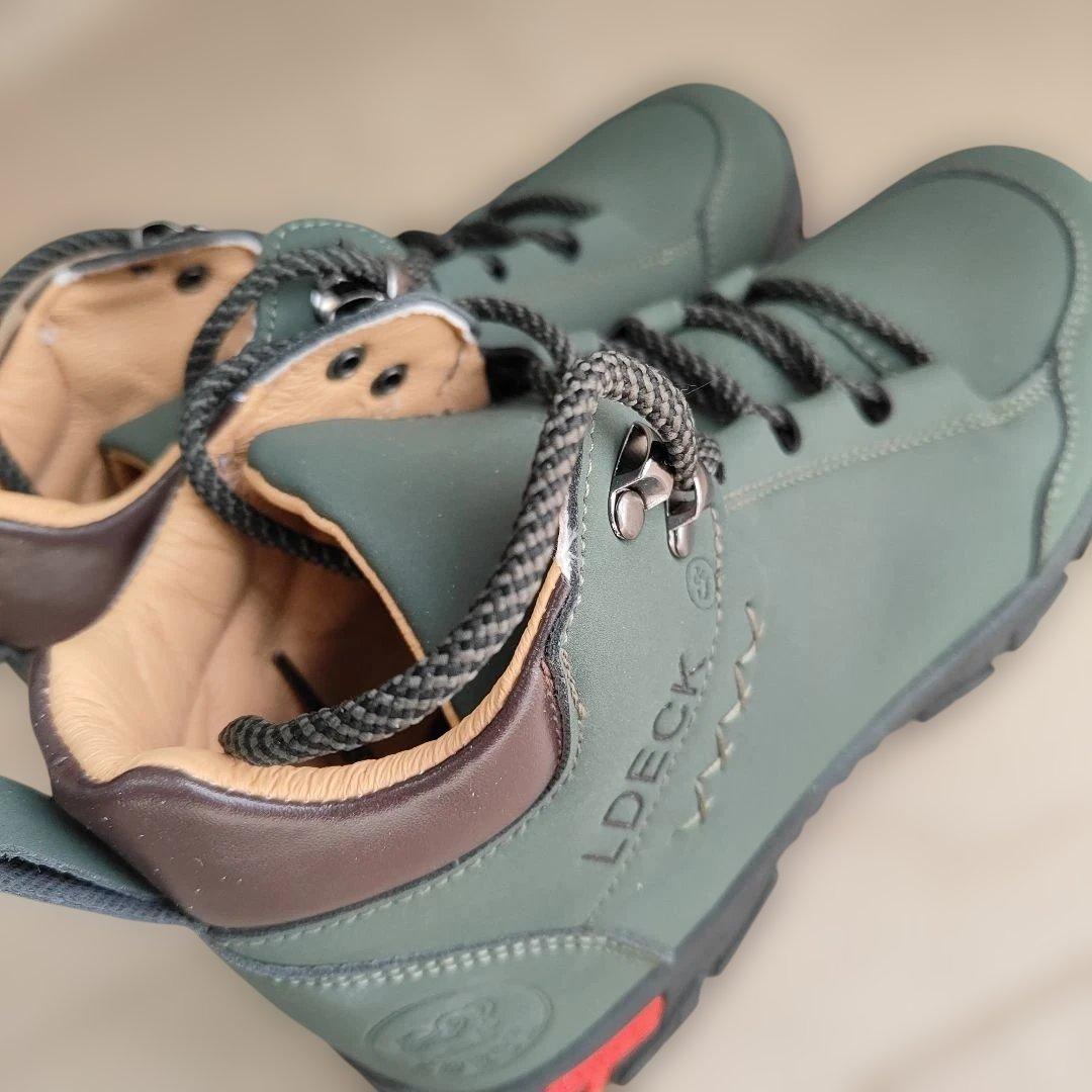 ハイカットカジュアルシューズ　グリーン サイズ26cm_画像4