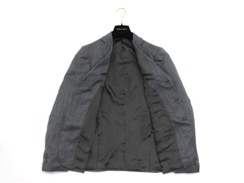 *49 десять тысяч новый товар *48=M* Bottega Veneta BOTTEGA VENETA Италия производства рука краска способ линия принт костюм пепел светло-серый 1 иен 