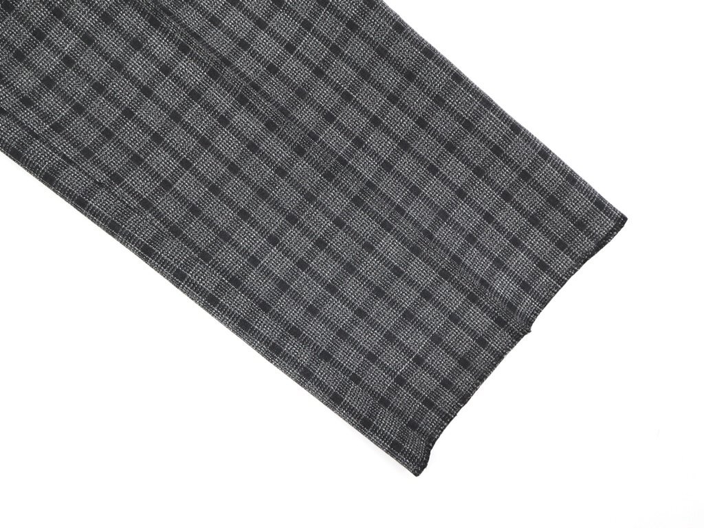 47万新品◆50=M～L◆【ETRO】エトロ◆チェック×ペイズリー裏地 ウール×シルクスーツ グレー灰 1円_画像8