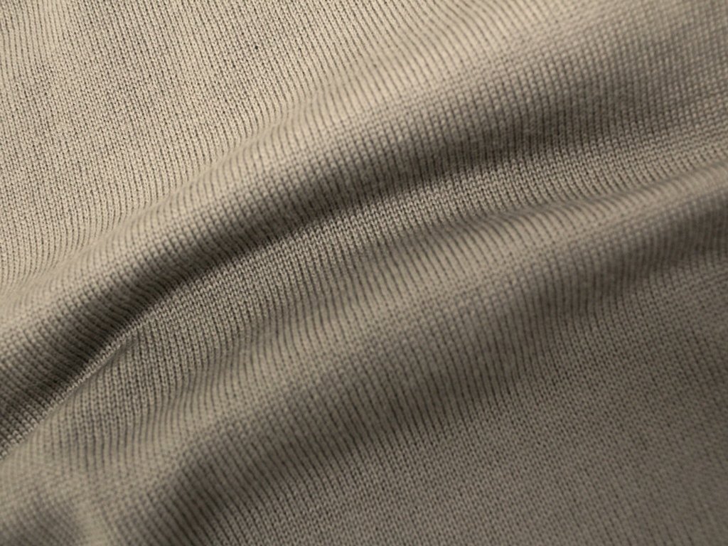 ●7万新品◆XL◆EMPORIO ARMANI アルマーニ◆ヴァージンウール100％ 薄手クルーネックニットセーター 薄茶ベージュ 1円_画像8