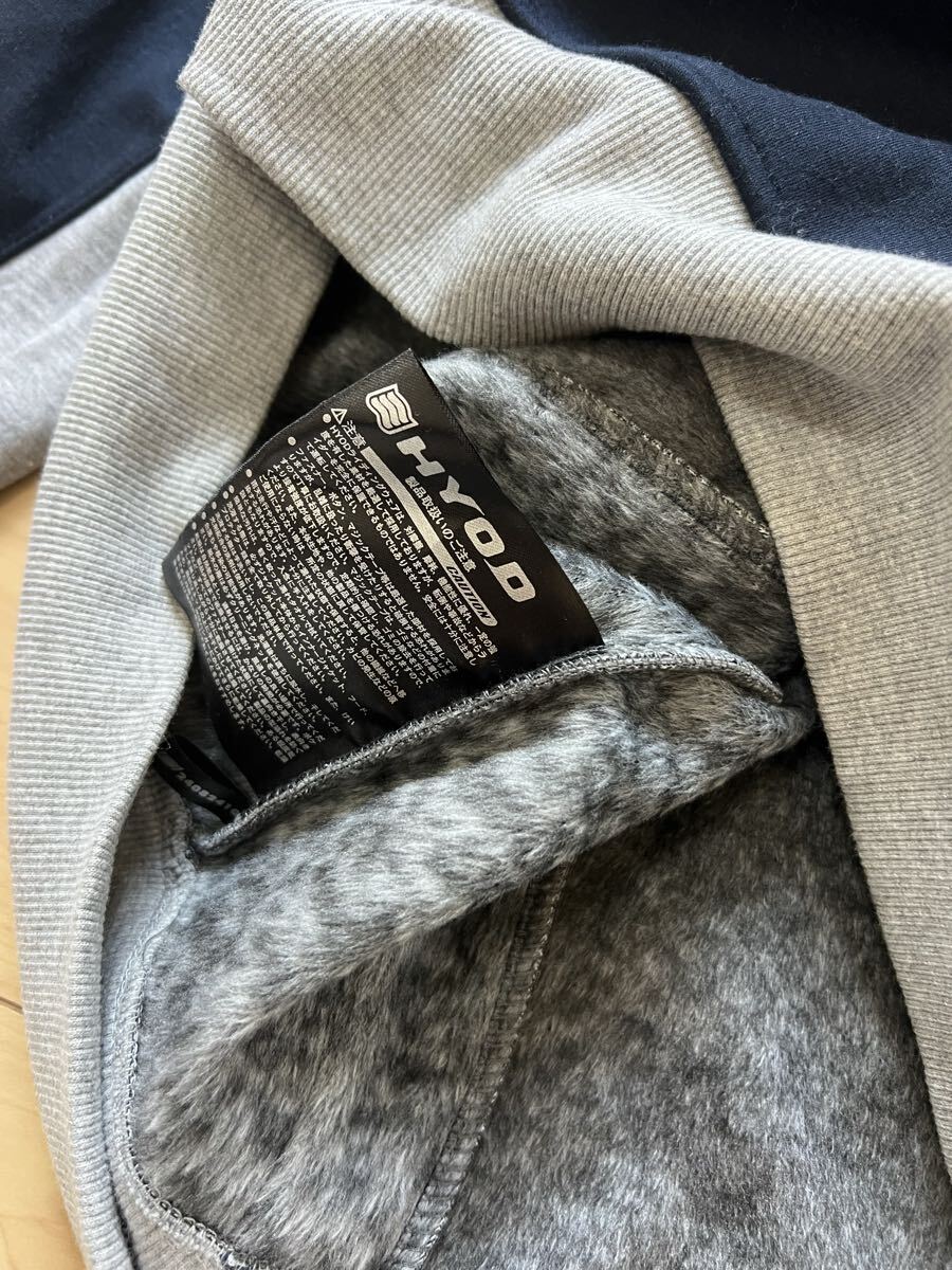 新品 未使用品 Hyod ヒョウドウ STU730WIND BLOCK HEAT FULL ZIP PARKA【L】 防風_画像10