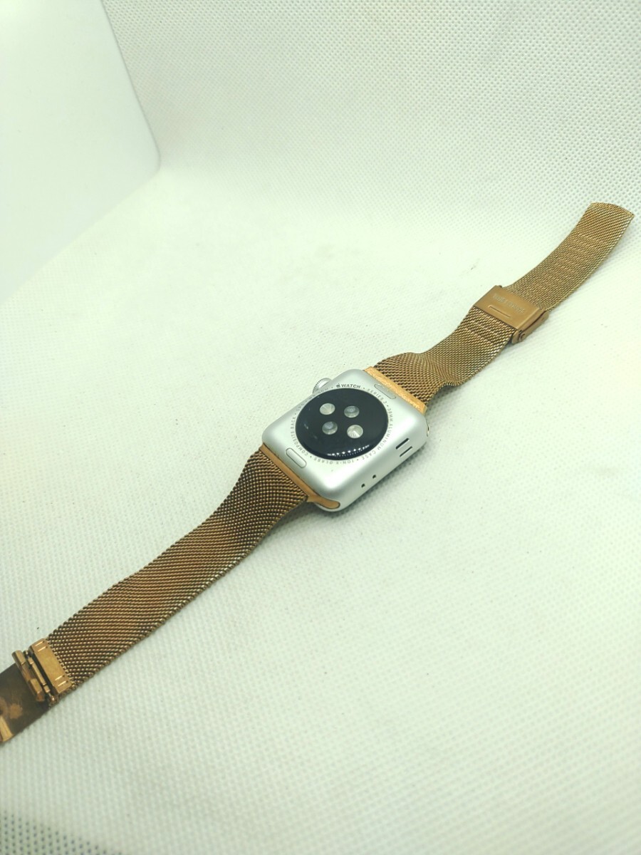 Apple Watch GPS Serise3 アルミニウムケース アップルウォッチ 38mm 6S-3015 【電源確認OK その他未確認】_画像3