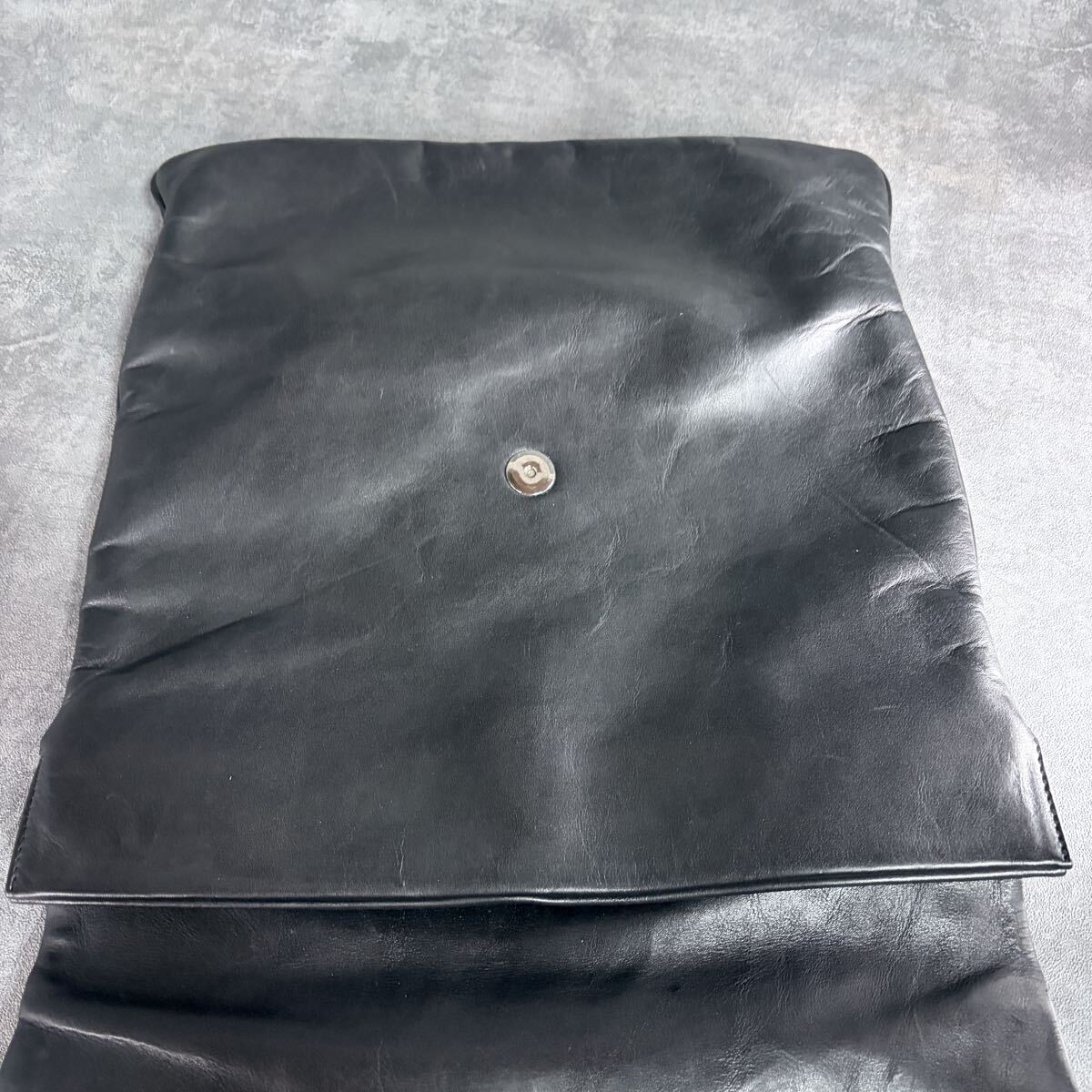 [極美品] BALLY バリー ショルダーバッグ クロスボディ 斜め掛け ビジネス レザー ブラック 本革 通勤 メンズ_画像5