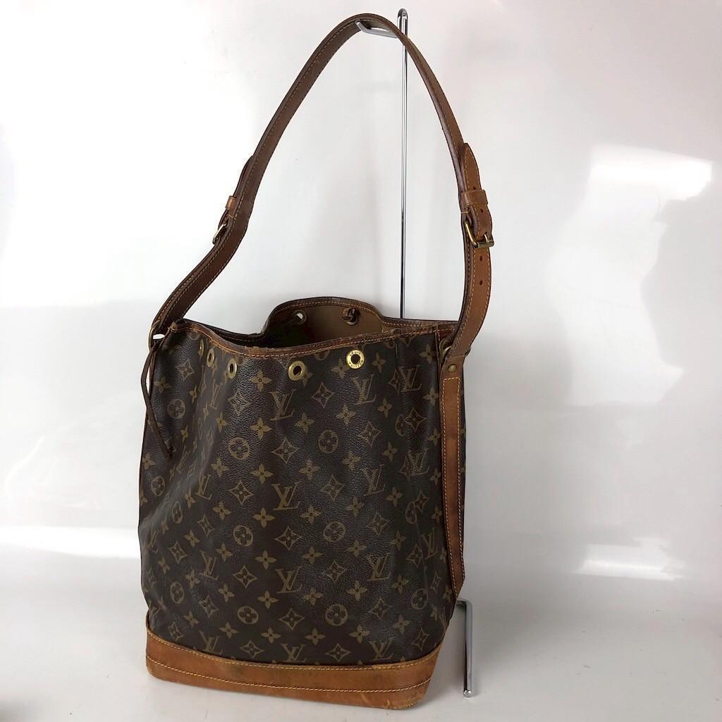 LOUIS VUITTON ルイヴィトン モノグラム ノエ ショルダーバッグ バケットバッグ ヴィンテージ 巾着型 大容量 USED 訳あり 正規品_画像2