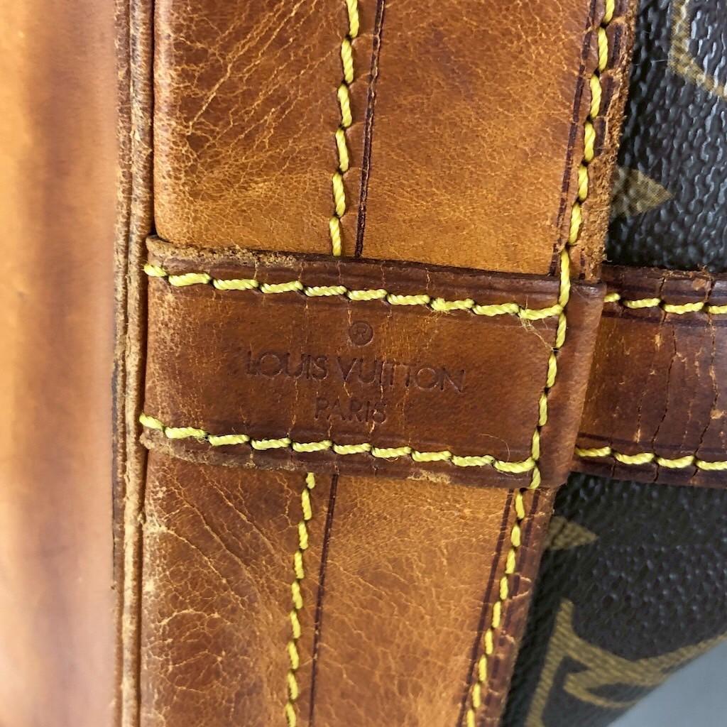 LOUIS VUITTON ルイヴィトン モノグラム ノエ ショルダーバッグ バケットバッグ ヴィンテージ 巾着型 大容量 USED 訳あり 正規品_画像6