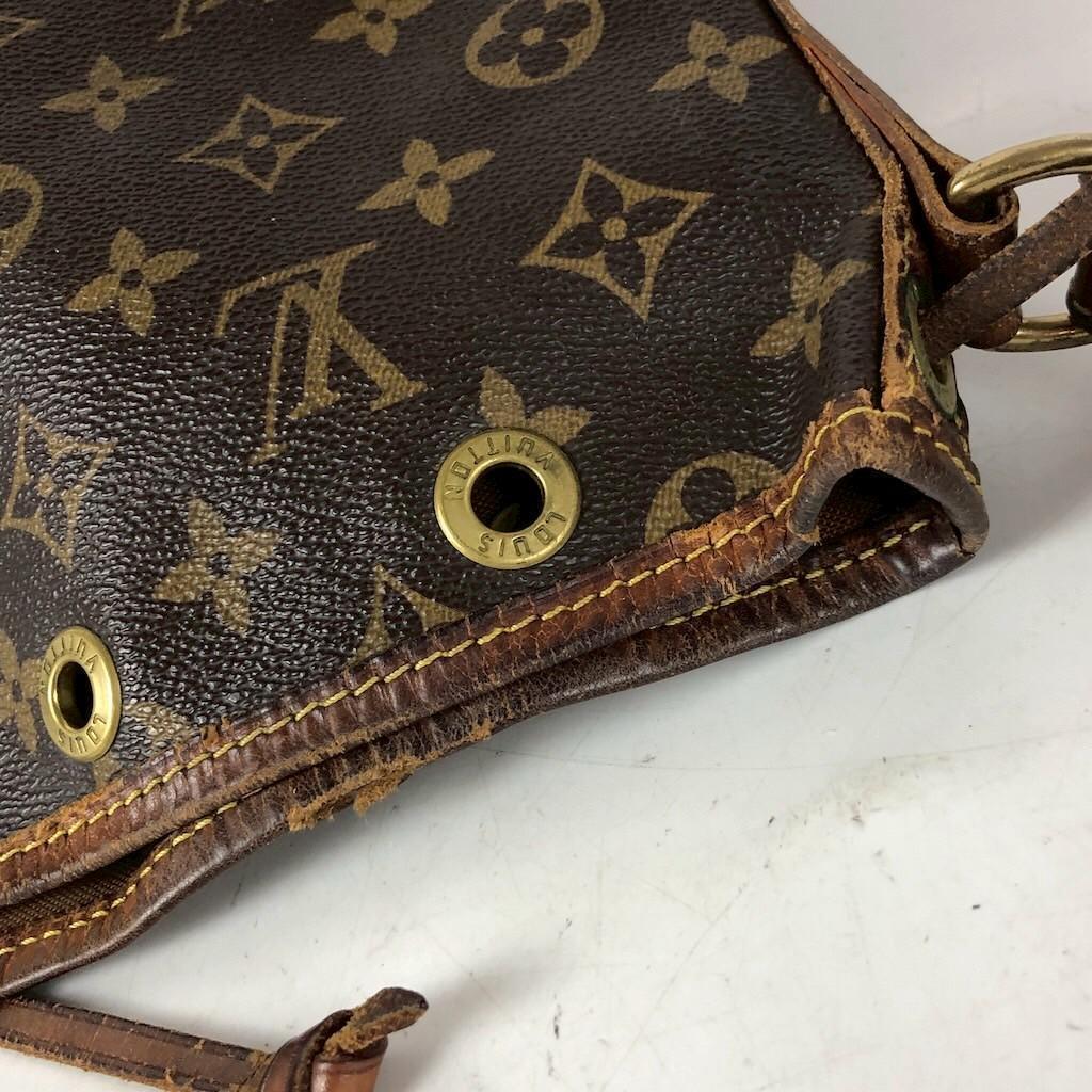LOUIS VUITTON ルイヴィトン モノグラム ノエ ショルダーバッグ バケットバッグ ヴィンテージ 巾着型 大容量 USED 訳あり 正規品_画像10