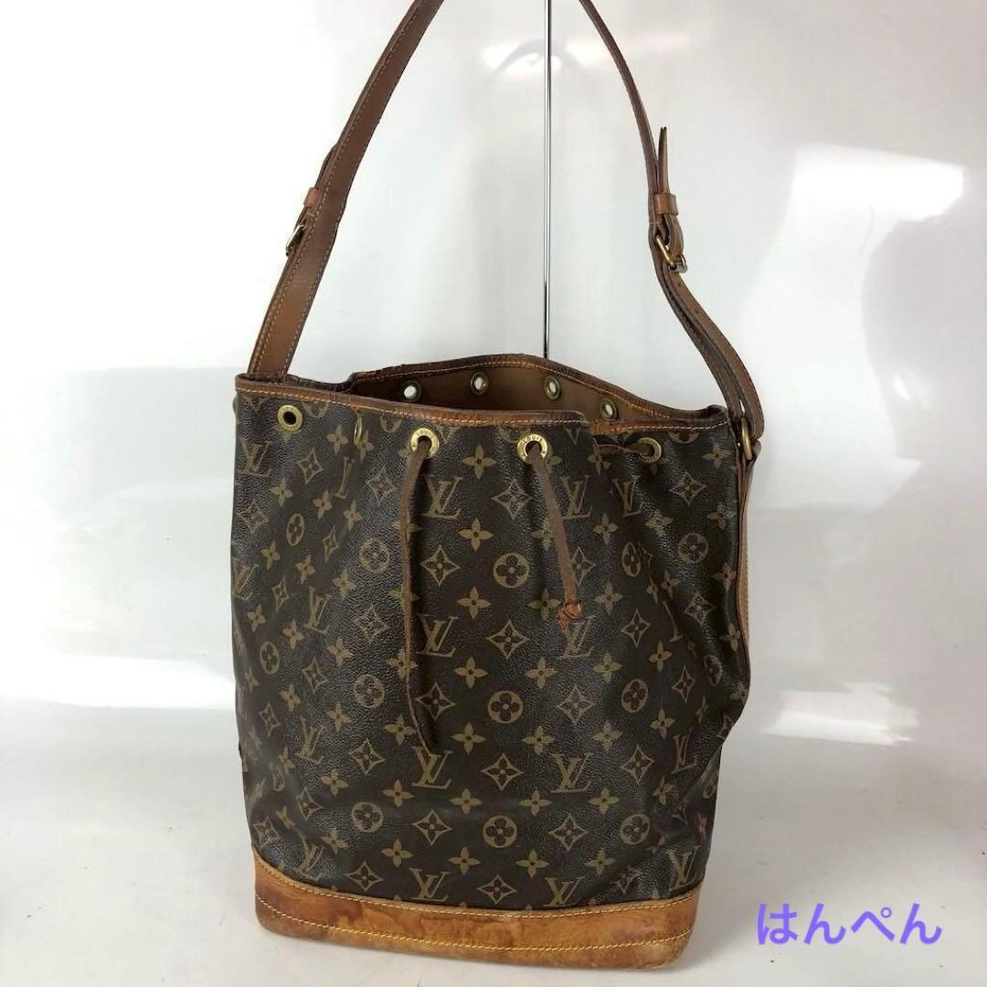 LOUIS VUITTON ルイヴィトン モノグラム ノエ ショルダーバッグ バケットバッグ ヴィンテージ 巾着型 大容量 USED 訳あり 正規品_画像1
