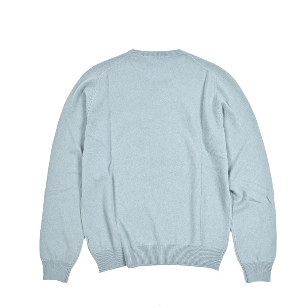 新入荷 新品 グランサッソ GRAN SASSO ニットセーター クルーネック ハイゲージ 長袖 秋冬 ウール カシミヤ ブラック 413868-C-54_画像2