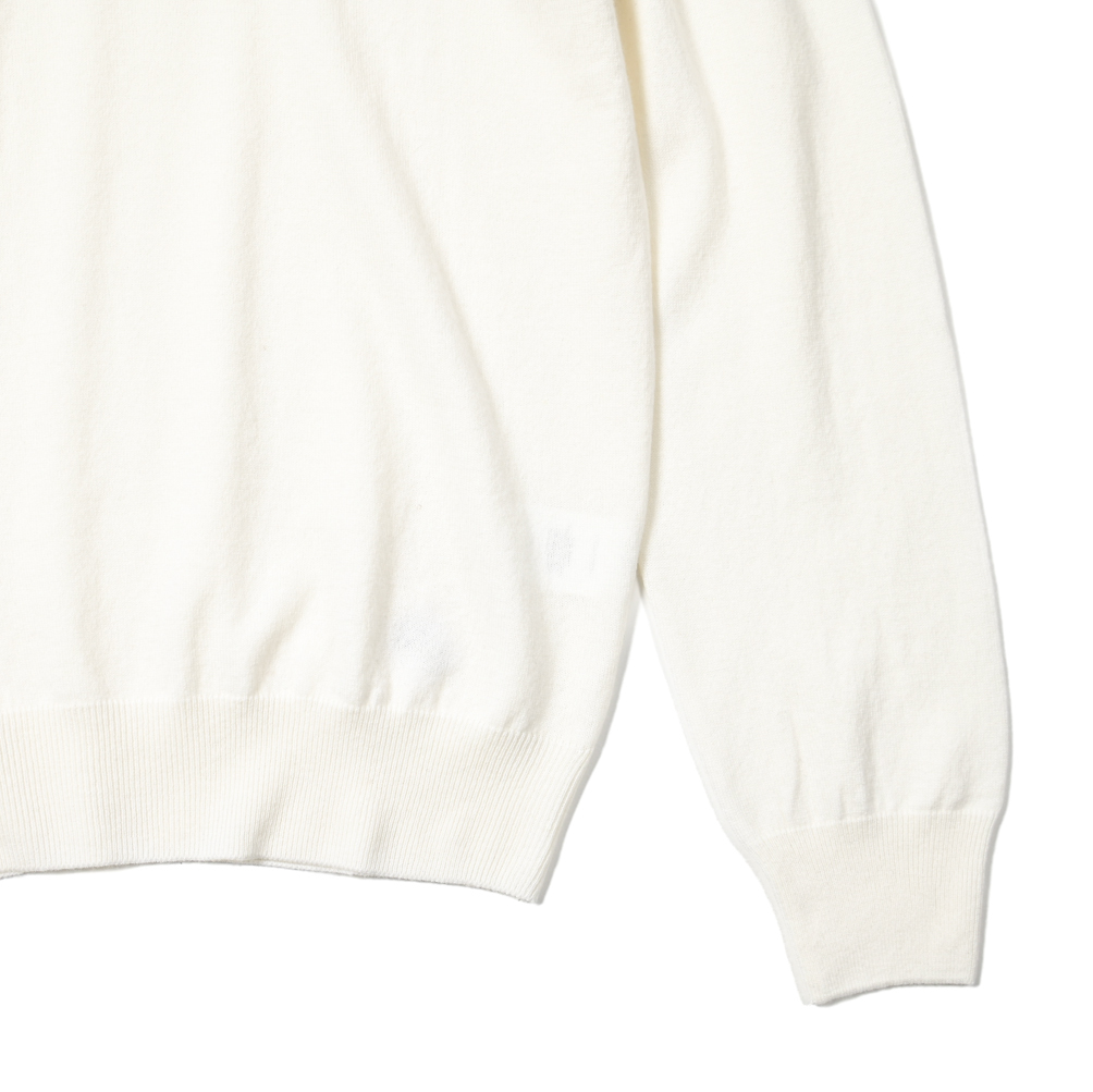 新入荷 新品 グランサッソ GRAN SASSO ハーフジップ ニットセーター プルオーバー ハイネック ハイゲージ 長袖 カシミヤ 399020-A-54_画像6