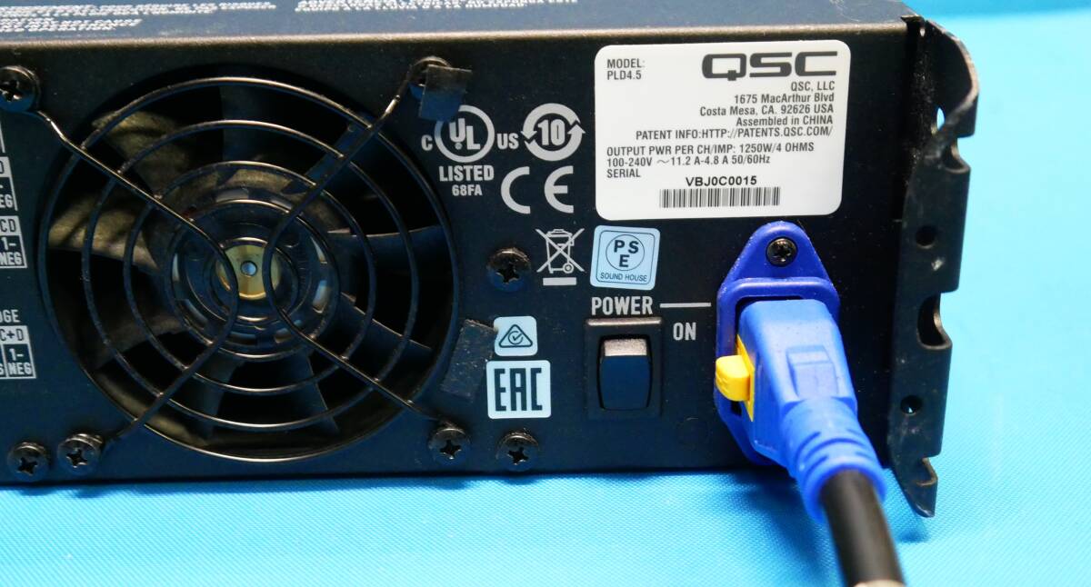 S-22 QSC 4Ch усилитель мощности PLD4.5 эта 1 ( б/у )