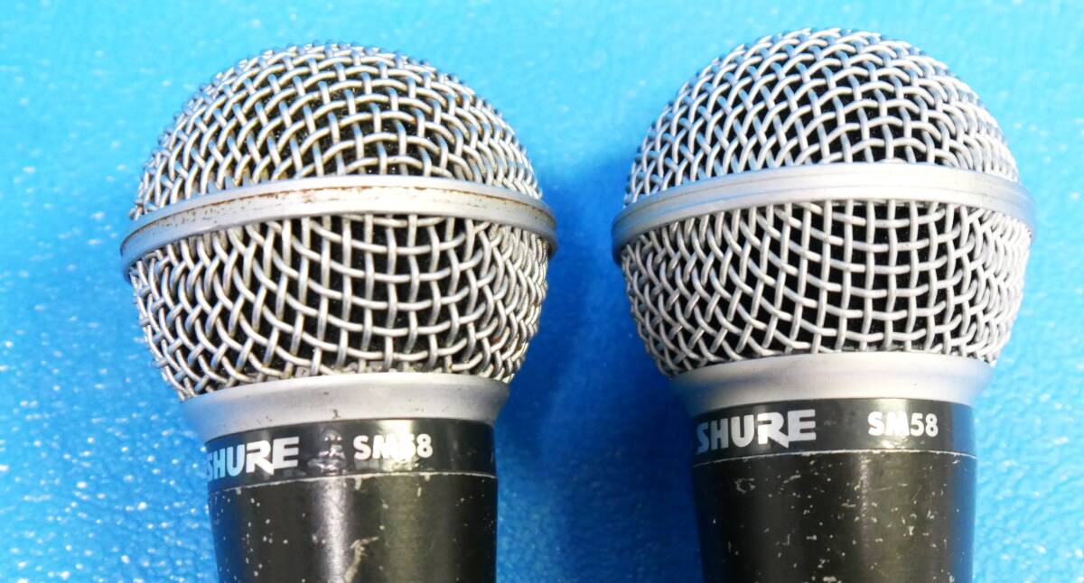 S-27 SHURE SM-58 2 шт. комплект ( есть перевод б/у )
