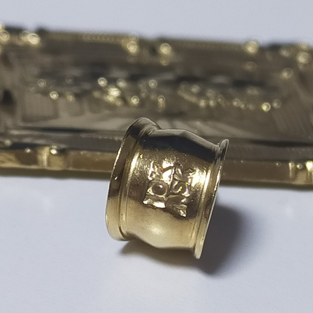 10K ラグジュアリー 最後の晩餐 ネックレストップ ペンダント　AVALANCHE アバランチ好きに 10K イエローゴールド_画像3