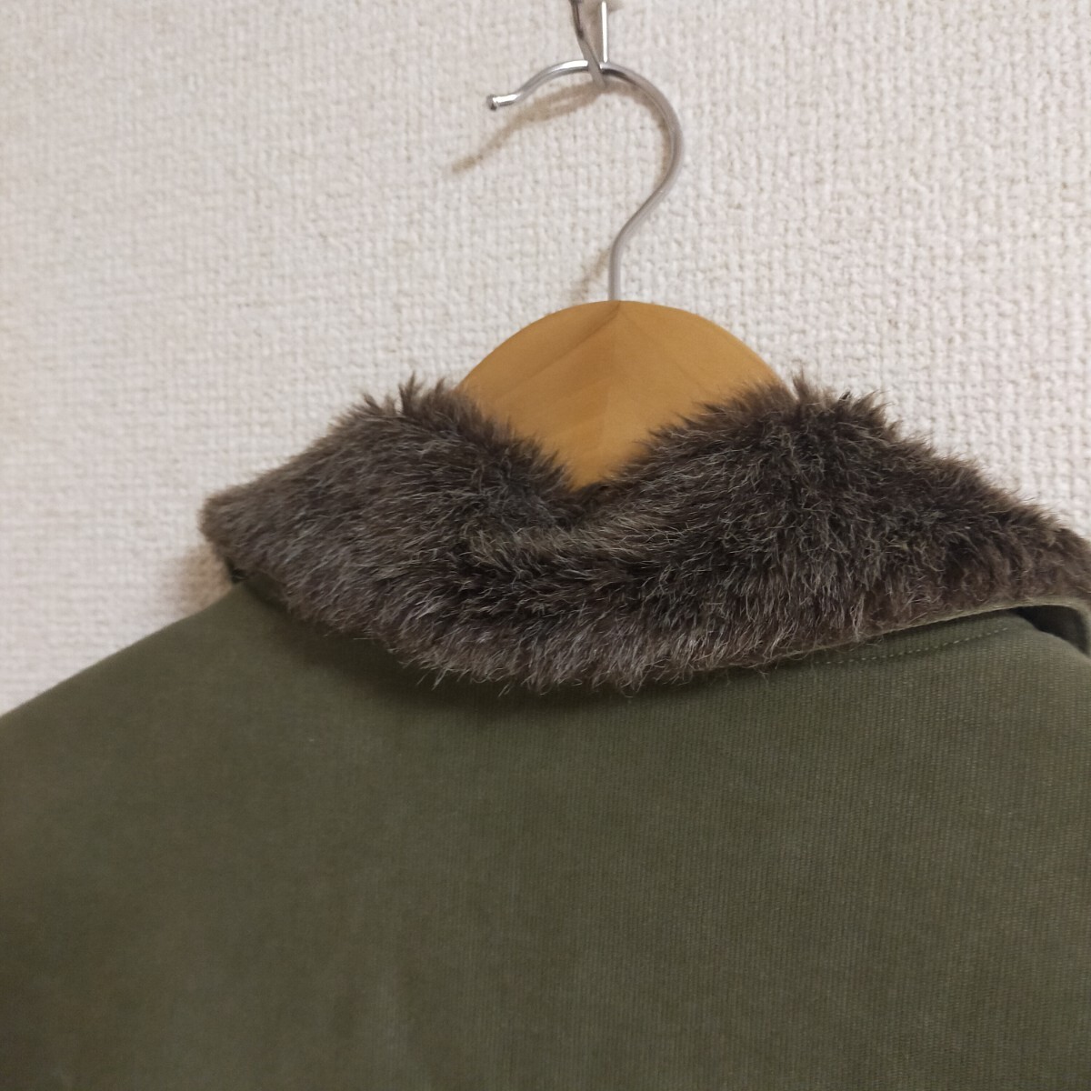 HOUSTON ヒューストン N-1 デッキジャケット フライトジャケット ミリタリー 40(L) カーキ_画像8