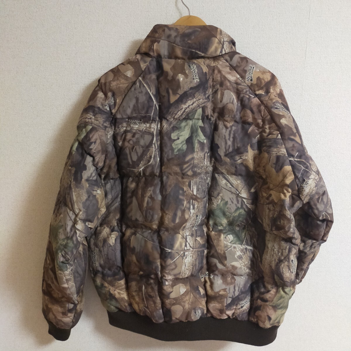 10X 90s リアルツリーカモ ダウンジャケット L 迷彩 カモフラ柄 グリーン系_画像2