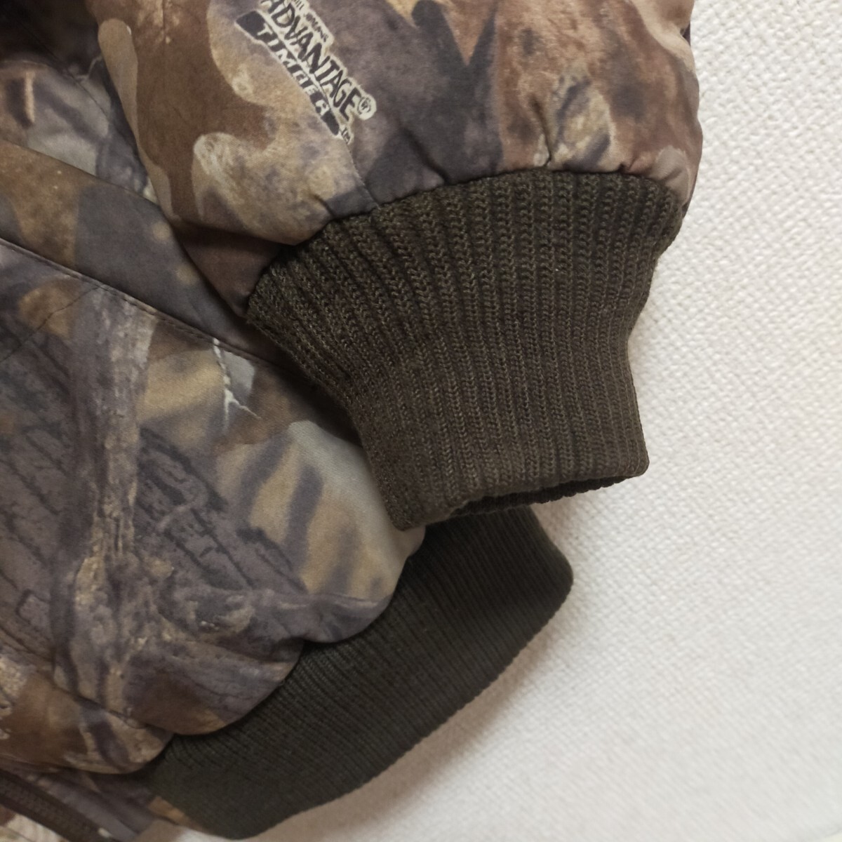 10X 90s リアルツリーカモ ダウンジャケット L 迷彩 カモフラ柄 グリーン系_画像6