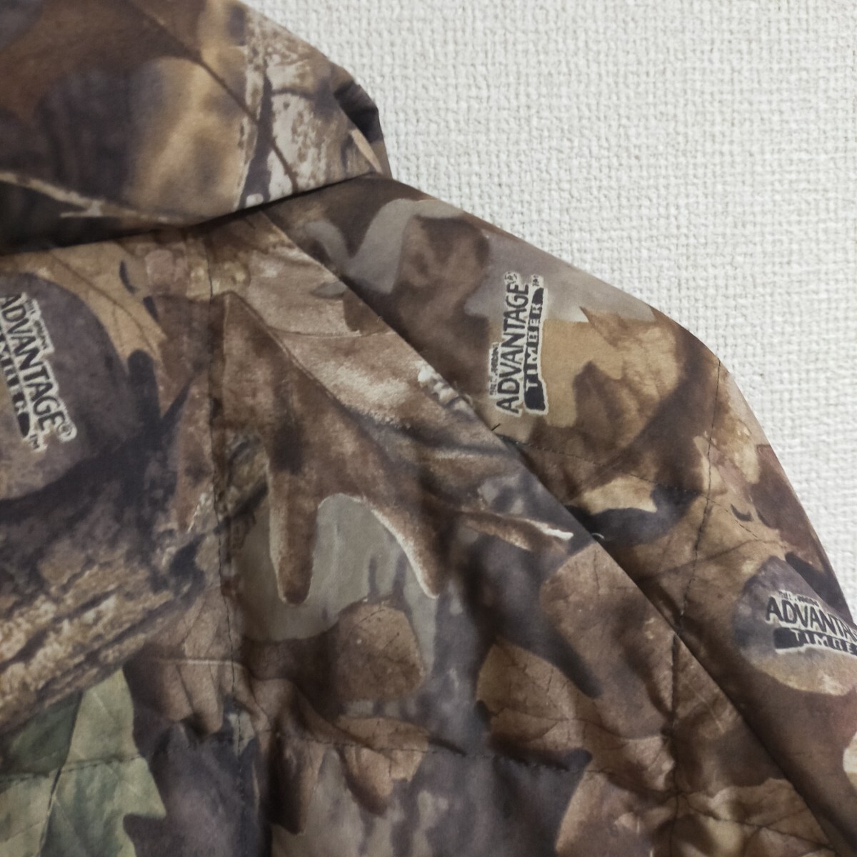 10X 90s リアルツリーカモ ダウンジャケット L 迷彩 カモフラ柄 グリーン系_画像8
