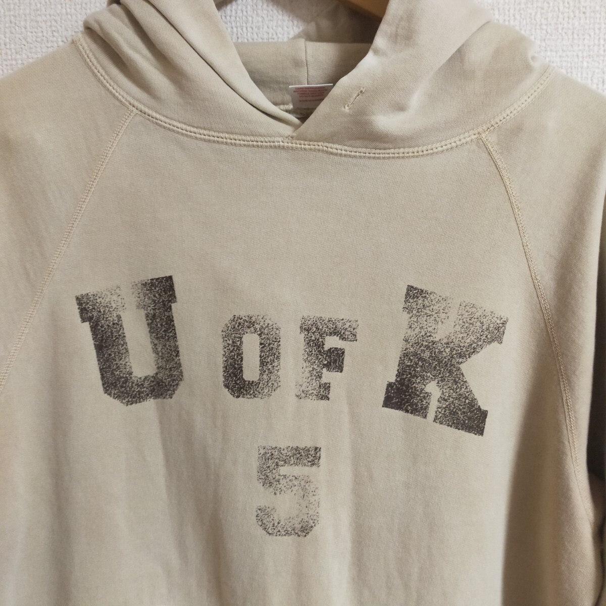 CHESWICK チェスウィック CANADA カナダ製 プルオーバーパーカー スウェットフーディ 東洋 アメカジ L ベージュ_画像3