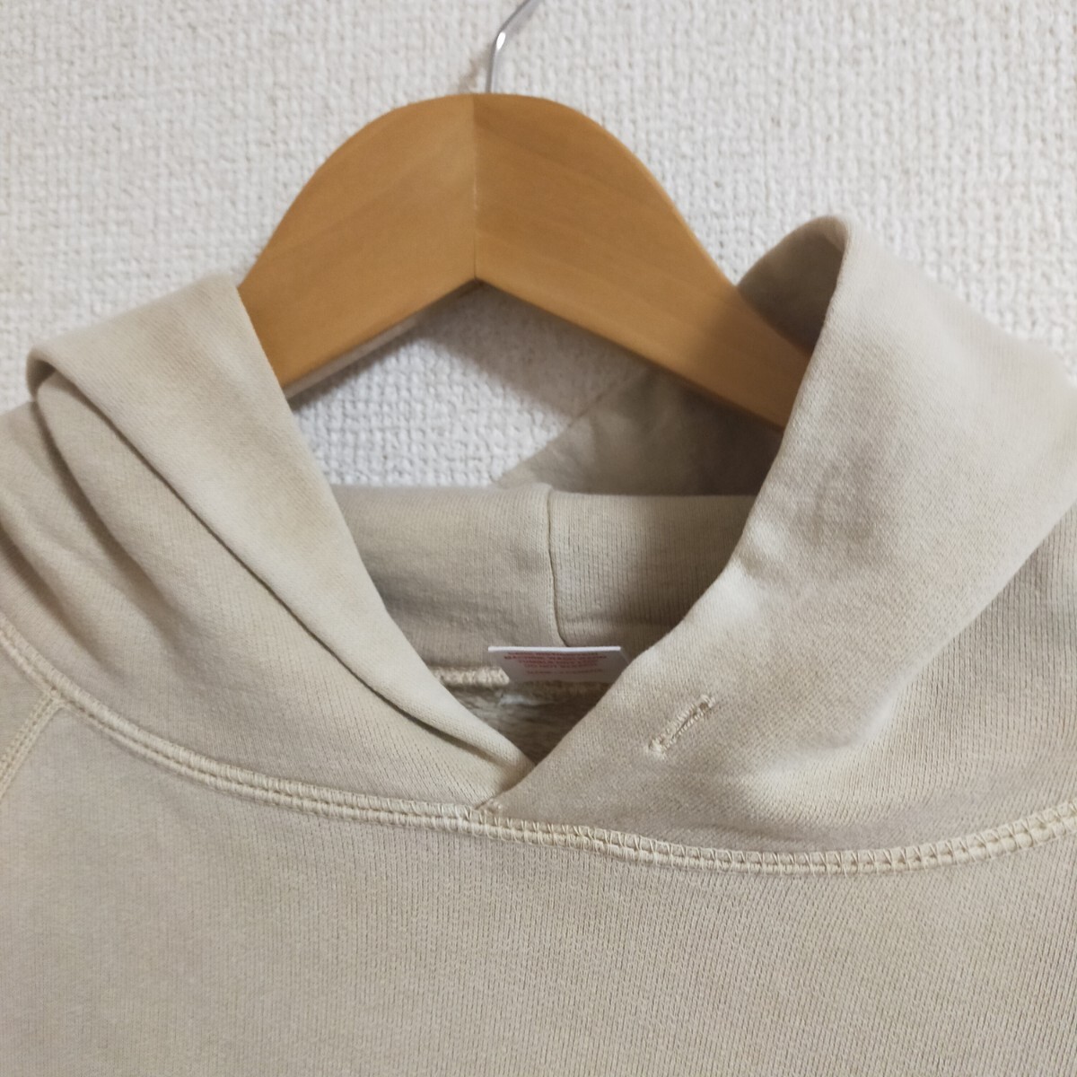 CHESWICK チェスウィック CANADA カナダ製 プルオーバーパーカー スウェットフーディ 東洋 アメカジ L ベージュ_画像4
