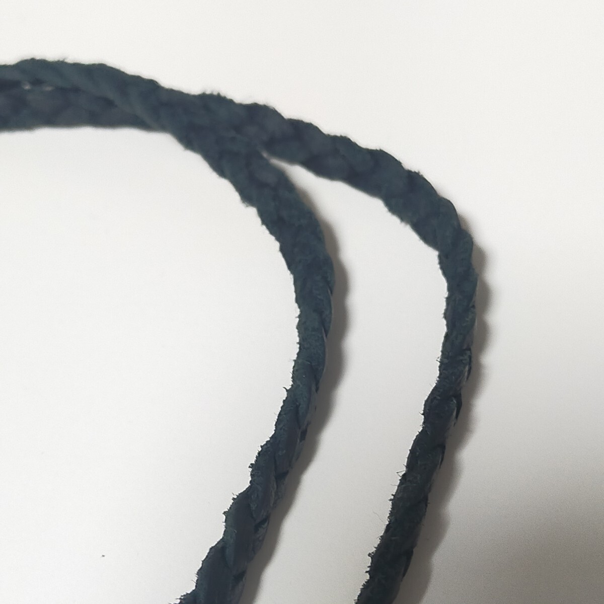 Shin's SCULPTURE シンズスカルプチャー ロングシリンダーネックレス 革紐 レザー ボロチップ 希少廃盤モデル silver925/シルバー925_画像3