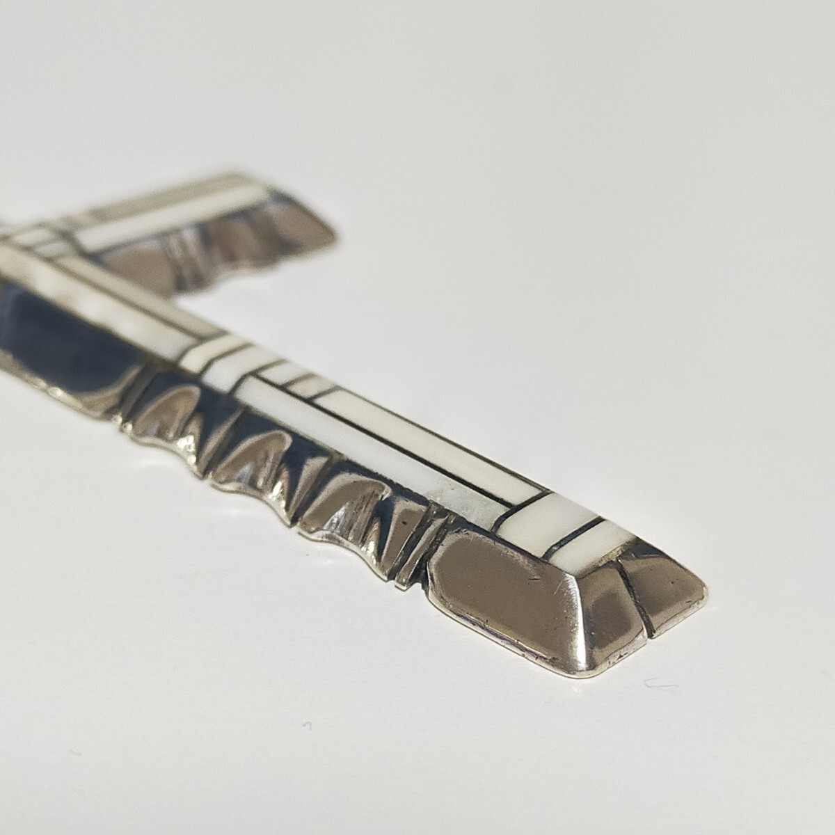 navajo ナバホ族 Gilbert・Nelson ギルバートネルソン 特大クロス ペンダント ネックレストップ インディアンジュエリー シルバー925_画像3